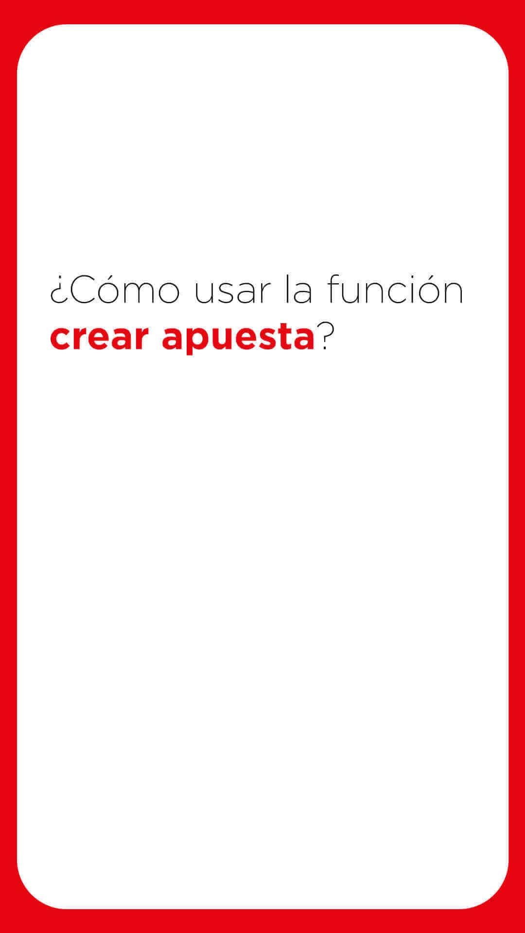 Imagen de ¿Cómo usar el creador de apuestas?